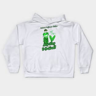 “Achieve Mythical Status” Classy Kind Mermaid Kids Hoodie